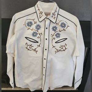 Men's Tru West western shirt, vintage, Denver, Co.